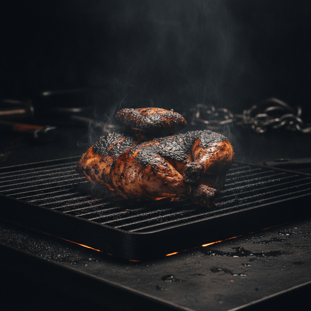 Road Chicken — gegrilltes Huhn vom Rost